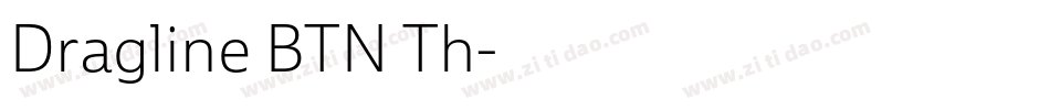 Dragline BTN Th字体转换